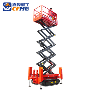 Plataforma Elevadora de Tijera con Orugas Hidráulicas Todoterreno, con Nivelación Automática, Eléctrica, con Batería, con Patas - Product Image 6