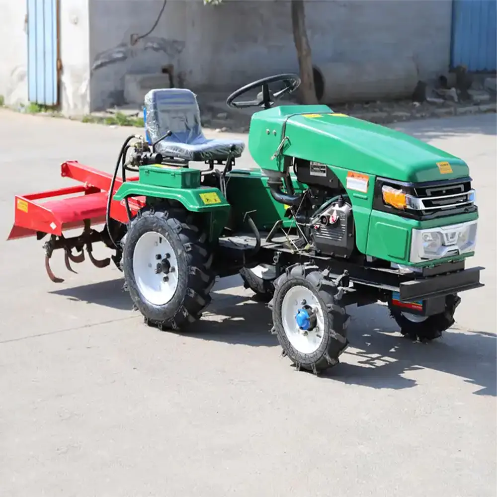 Prix du fabricant chinois NOUVEAU tracteur compact agricole 4wd 3 points PTO monté accessoire de rétrocaveuse hydraulique remorquable à vendre