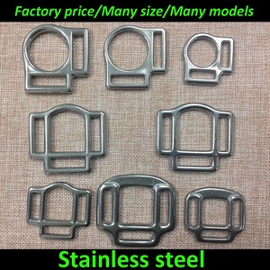 不锈钢<span class=keywords><strong>2</strong></span>或<span class=keywords><strong>3</strong></span>环方形马笼扣笼扣 - Product Image 5