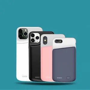 便携式超薄手机电池盒适用于iPhone 12 Pro Max电源银行盒适用于iPhone 12 Max备用电池电源充电器盖