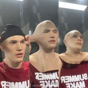 Máscara de Silicona para Hombre, Uso en Cine y Televisión, Alta Elasticidad, Suave, Reutilizable, Hecha a Mano, Máscara de Hombre Joven, Accesorio de Cosplay para <span class=keywords><strong>Adolescentes</strong></span> - Product Image 3