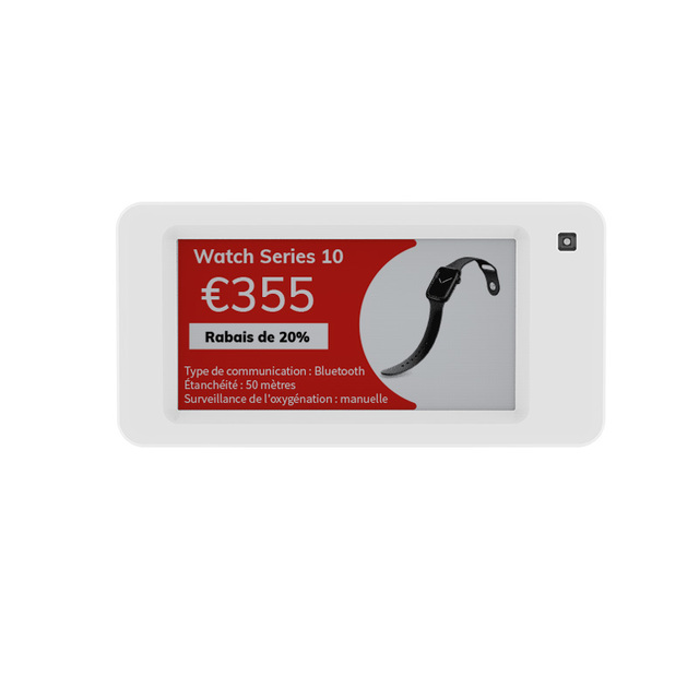 MinewTag Digital Electronic Shelf Labels Washable Electronic Display for Supermarket Shelves Custom Template E-ink Labels