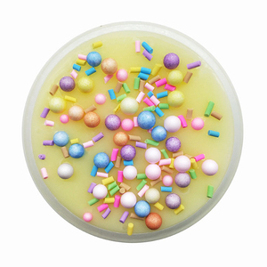 Foam Ball <b>Beads</b> Slime Slices Charms Kit Colorful Glitter Science Slime Kit Clear Barrel Bottle Container Colored Clay Soft Toy - Product Image 4