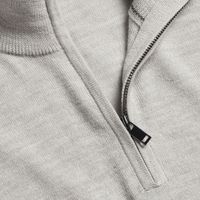 Pull en laine 100% personnalisé pour homme, à manches longues, demi-zip, col montant, tricot d'hiver, cardigan, style business décontracté