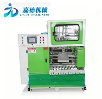 Jiade JDAP afgewerkte machine voor het maken van groente-platte T-shirt-shoppertasjes, maximale breedte 30 cm, Dealta PLC 25-50 mm plastic motor