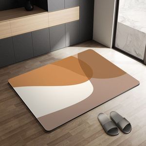 Hiện đại sang trọng Diatomite Tắm Mat tối giản màu chặn thiết kế chống trượt siêu thấm cửa Mat cho phòng tắm vòi sen khách sạn - Product Image 6