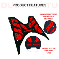 Repose-pieds modifiés pour moto, coussin en caoutchouc pour scooter, tapis de pied amélioré, accessoires antidérapants pour Honda Click 125i 150i V1 V2 V3