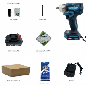 Llave de Impacto Inalámbrica NEOBRISKEN 20V 300Nm, Portátil, Multifuncional, Recargable, con Batería de 18V, Motor sin Escobillas, Control de Torque N586 - Product Image 6