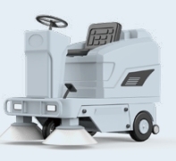 Nouvelle balayeuse de voirie électrique 48V 53Ah avec batterie, capacité de 310 kg, machine de nettoyage par aspiration avec batterie 70Ah en option