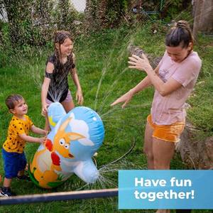 Sac de frappe gonflable léger en PVC de marque Kangaroo, jouet arroseur d'eau, pliable, bleu, équipement de fitness à domicile pour - Product Image 6