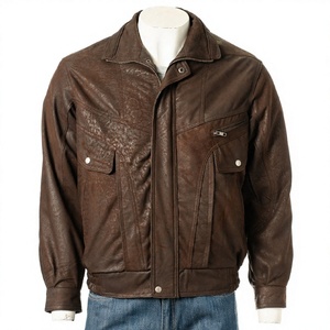 Premium Real Sheep Hide <b>Leather</b> <b>Jacket</b> For Men Fashionable And <b>Long</b> Lasting Comfort Durable Classy Outerwear Soft Premium Style - Product Image 3