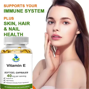 ऑरेट्रोन सफेद एंटीऑक्सीडेंट विटामिन ई टोकोट्रिनोल नरम जेल कैप्सूल त्वचा की देखभाल के लिए प्राकृतिक विटामिन ई सॉफ्टजेल - Product Image 2