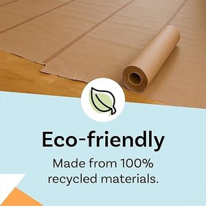 Rollo de Papel Protector para Pisos, Papel de Enmascarar Marrón, 100% Reciclado, Hecho en EE. UU., Grueso para Pintar/Mudanzas/Construcción - Product Image 4