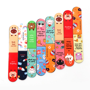 <span class=keywords><strong>Marque</strong></span>-pages en papier découpés sur mesure, style mignon, qualité exquise, designs variés, <span class=keywords><strong>aimant</strong></span> de réfrigérateur - Product Image 2