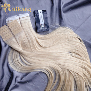 Extensions de cheveux humains vierges 100% de qualité supérieure, européennes, sans couture, invisibles, Remy, avec cuticules intactes, en gros - Product Image 6