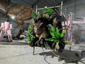 Dinosaurio animatrónico realista, t-rex <span class=keywords><strong>de</strong></span> tamaño real en cueva - Product Image 5