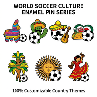 Broche en émail personnalisée Canada Football Élan, en alliage de zinc, style dessin animé, pour la vente en gros, souvenir, badge de revers