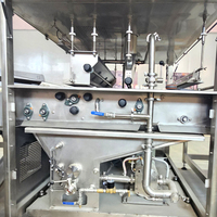 Machine d'enrobage automatique de chocolat TUORONG large de 1000 mm en acier inoxydable avec tunnel de refroidissement