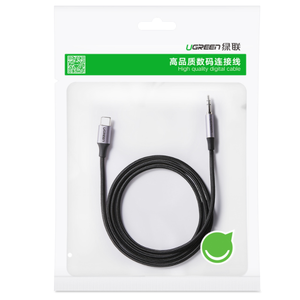 อะแดปเตอร์เสียง <span class=keywords><strong>UGREEN</strong></span> USB C เป็น <span class=keywords><strong>3.5</strong></span> มม. แบบ Hi-Fi สเตอริโอ <span class=keywords><strong>สาย</strong></span>เชื่อมต่อหูฟัง Type C เป็น <span class=keywords><strong>Aux</strong></span> สำหรับรถยนต์ <span class=keywords><strong>สาย</strong></span>ถัก - Product Image 6