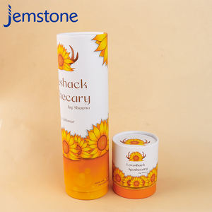 Eco-Friendly <b>Materials</b> Hot Selling Custom Color <b>Printed</b> Packaging Paper Tube With Lid - Product Image 1