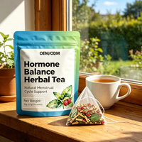 Tisane aux herbes naturelles OEM d'usine : Mélange gingembre, menthe, ortie, framboise pour l'équilibre hormonal, soulagement des douleurs menstruelles et amélioration de l'humeur