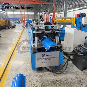 Machine de formage à froid de tuiles en acier coloré de 280 mm avec moteur et pompe pour la construction de toitures - Product Image 2
