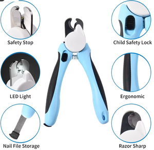 Kit de coupe-ongles robuste pour chiens et chats avec lime à ongles – Vente en gros pour sites de commerce international - Product Image 4