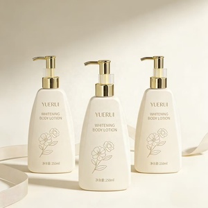 YUERUI Flacon vide de luxe pour lotion corporelle avec <span class=keywords><strong>pompe</strong></span> dorée 250ml, design unique, pour huile essentielle et crème pour les mains - Product Image 5