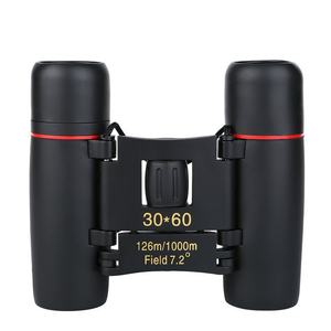Vente flash Jumelles professionnelles 30*60 Jumelles pliables de poche compactes haute puissance pour l'observation des oiseaux Camping Télescope - Product Image 1