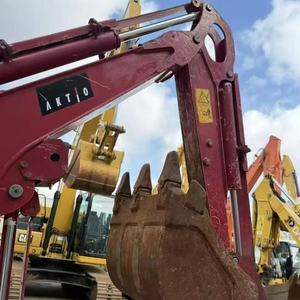Miniexcavadora Yanmar VIO17 Usada de 1.7 Toneladas con Giro Cero de Cola, Orugas Retráctiles, Pequeña Excavadora Japonesa con Línea de Martillo Rompedor - Product Image 3
