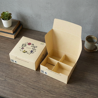 Boîtes à collation en papier écologiques YBLPAK pour biscuits, desserts, bonbons, emballages alimentaires biodégradables, contenants jetables pour noix et graines