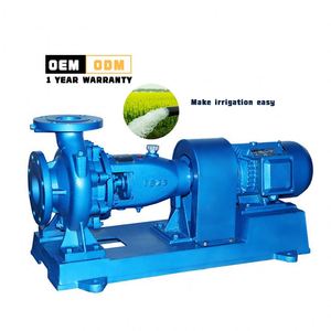 Pompe centrifuge à aspiration axiale en acier inoxydable de 10 CV à joint mécanique écoénergétique pour le transfert d'eau propre - Product Image 1