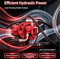Pièce de rechange pour système hydraulique d'excavatrice, pompe principale à piston axial avec contrôle de puissance et de couple pour machines de terrassement de taille moyenne à grande
