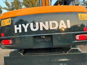 Excavadora de orugas Hyundai 210W-9 usada 20-22 toneladas excavadora de construcción hidráulica original de Corea de segunda mano para la venta - Product Image 3