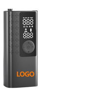 Compresseur d'air portable puissant pour pneus ABS, avec manomètre numérique, pompe intelligente et éclairage, gonflage rapide pour véhicules compacts