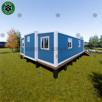 Maison préfabriquée modulaire extensible 2, 3, 4, 5 chambres, unité d'habitation détachable, maison portable pour bureau mobile