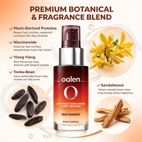 Serum Perawatan Rambut Malam 8 Jam Luxfume Private Label Menutrisi Rambut Kering Rusak Mengurangi Keriting Mengembalikan Rambut Lembut Berkilau