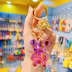 <span class=keywords><strong>Portachiavi</strong></span> a Forma <span class=keywords><strong>di</strong></span> Orsetto Carino, Trend Cartoon 3D, Ciondolo Anime per Auto e Borse, Idea Regalo - Product Image 3