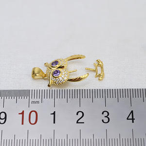 Handmade S925 Silver Baroque <b>Pearl</b> <b>Pendant</b> Female Owl Design Empty Setting 1421 DIY Accessories for Female Fine <b>Pendants</b> <b>Charms</b> - Product Image 3