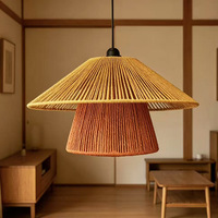 Nouveau Lustre Chinois Personnalisable en Papier PP HN pour Salon de Thé, Bar, Salle de Thé Zen, Restaurant d'Asie du Sud-Est, Hébergement Local