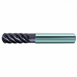Ttake Ta1440 Carbide End Mill Nano TiAln Coated 44 45 46 Degree Helix 6 <b>Flute</b> Milling Cutter - Product Image 2