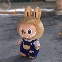 POPMART LABUBU 38cm Mignon MOKOKO Peluche en Vinyle Monstres Time to Chill Series - Jouet Créatif Unique Grand Format Cadeau Adorable