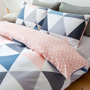 Nhà Máy Ban Đầu Mô Hình Hình Học Tùy Chỉnh Có Sẵn 100% Cotton Ai Cập Bộ Đồ Giường 1 Duvet Bìa 2 Gối Bộ - Product Image 2