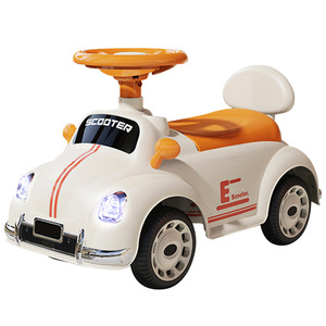 Fábrica al por mayor de alta calidad de plástico de cuatro ruedas clásico bebé andador Push Slide <span class=keywords><strong>coche</strong></span> de juguete niño eléctrico Ride-On coches para niños - Product Image 1