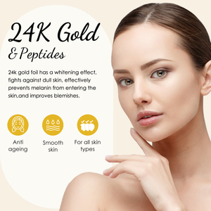 Marque privée 24k Gold Whiting Crème hydratante anti-âge <span class=keywords><strong>pour</strong></span> le <span class=keywords><strong>visage</strong></span> Dissolvant de taches noires Crème hydratante <span class=keywords><strong>pour</strong></span> le <span class=keywords><strong>visage</strong></span> - Product Image 5