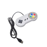 Joystick para Juegos, Control Remoto Portátil con Cable para Nintendo SNES
