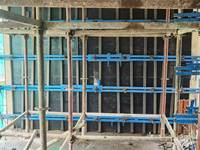 Perfil de Acero Galvanizado Reutilizable para Muros Cortavientos, Estructura de Acero Duradera para Construcción Residencial de Hormigón