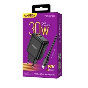 Kakusiga Fast <b>Charging</b> Charger 30W With <b>Usb</b> Type C <b>Cable</b> For Mobile Devices - Product Image 2