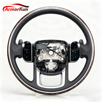 Volant en cuir intérieur imitation bois personnalisé pour Land Rover Range Rover Sport L320