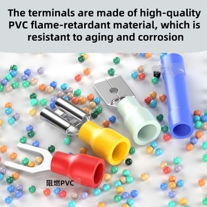 Kit de Terminales de Crimpado de 102/200/280 Piezas - Surtido de Conectores de Cobre Preaislados (Rojo/Azul/Amarillo) 22-10 AWG al por Mayor - Product Image 6